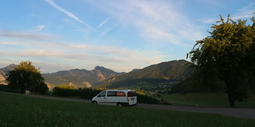Stellplatz mit schöner Aussicht