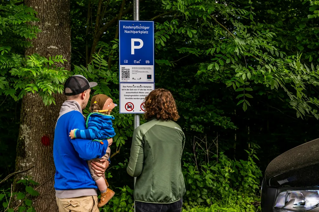Wohnmobilstellplatz auf den Winden