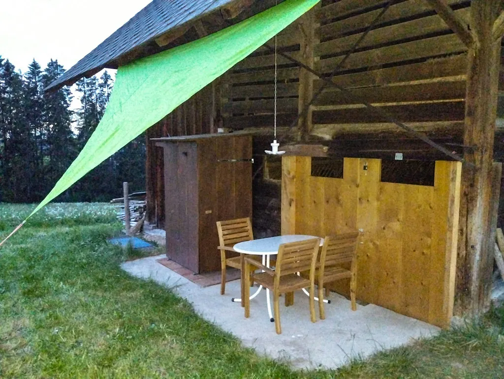 Tipi Zelt und Hängematten