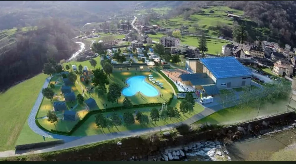 Zelten im Blenio Tal - Olivone