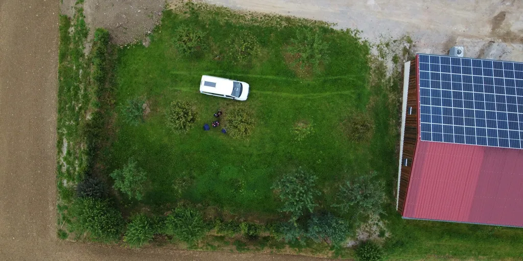 Schöne Streuobstwiese am Ortsrand