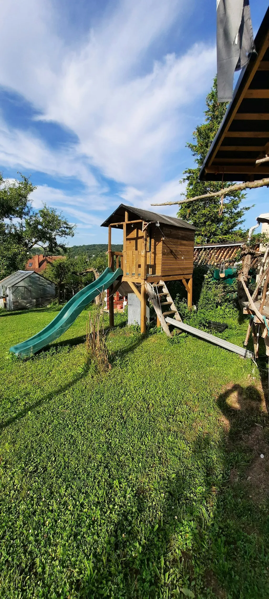 Zelten in der Natur, stadtnah