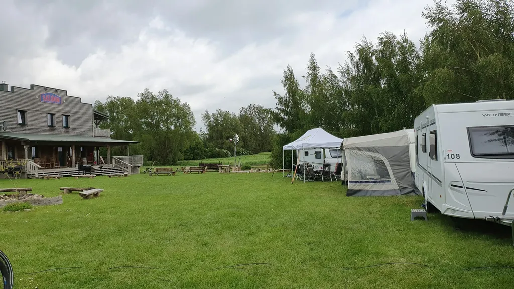 Camping auf der Horse Lake Ranch