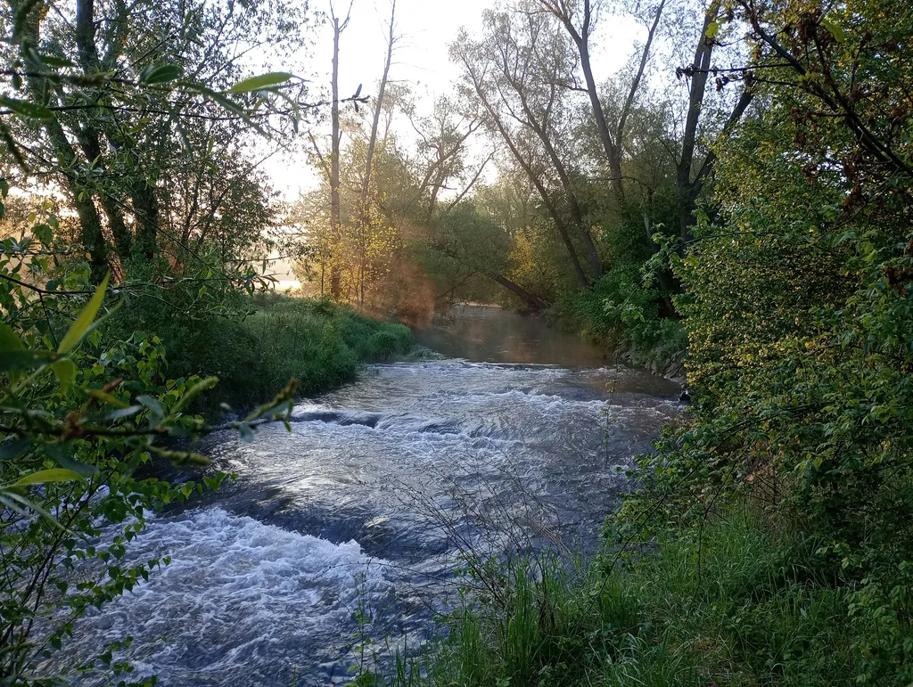 Malerischer Bauernhof am Stadtrand