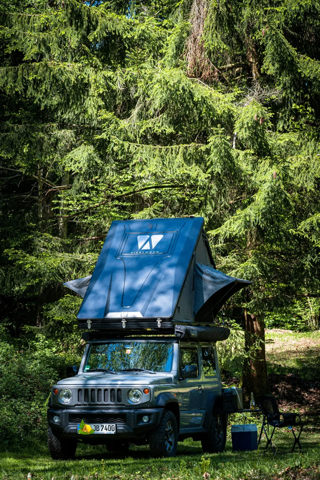 Waldlichtung Offroad-extrem Camping
