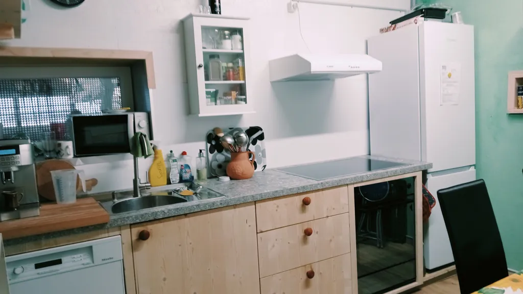 Die Küche, welche Sie gegen einen Aufpreis gerne benützen dürfen