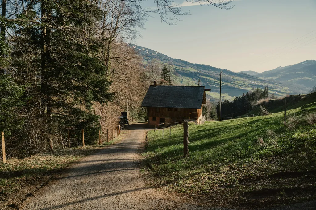 Zufahrt zum Stellplatz
