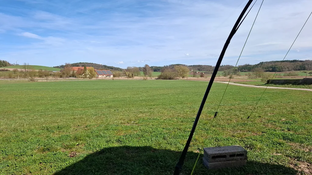 Wohnwagen Übernachtung in der Natur.