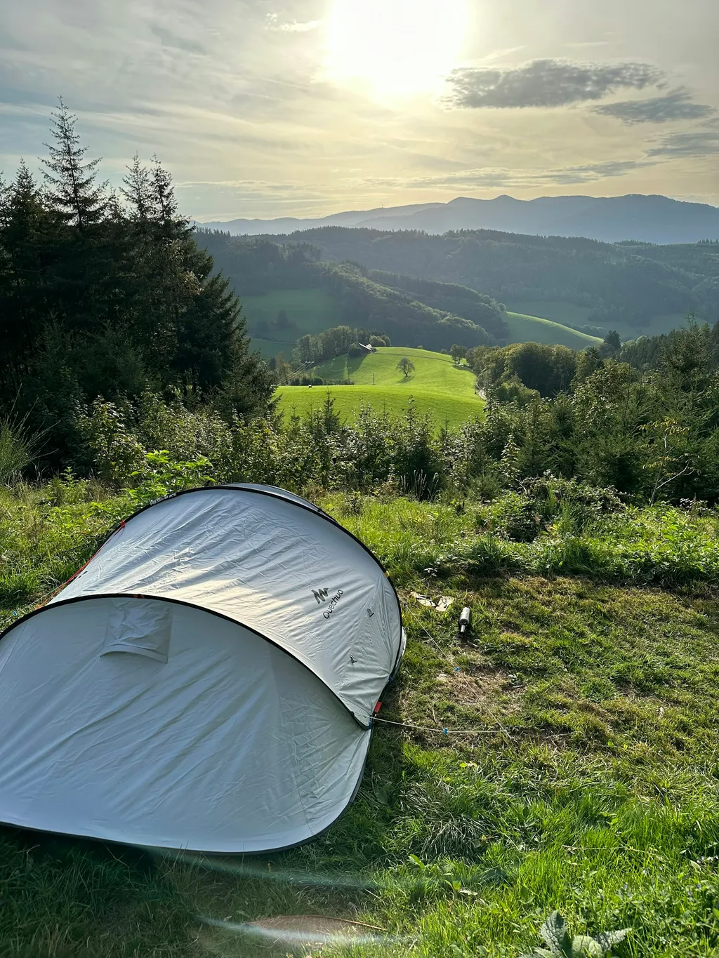 Zeltplatz mit Traumaussicht