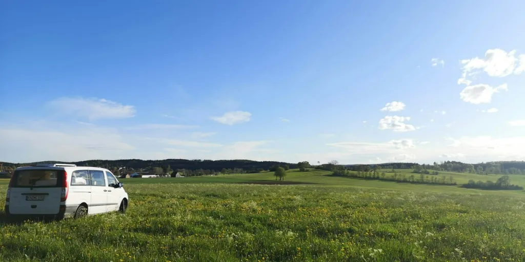 Wiese mit Aussicht und viel Ruhe