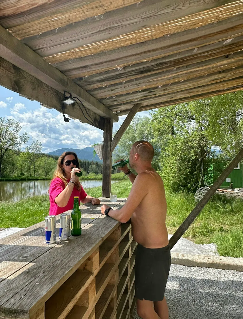 Bauwagen Mitzi am Hof+Teichblick
