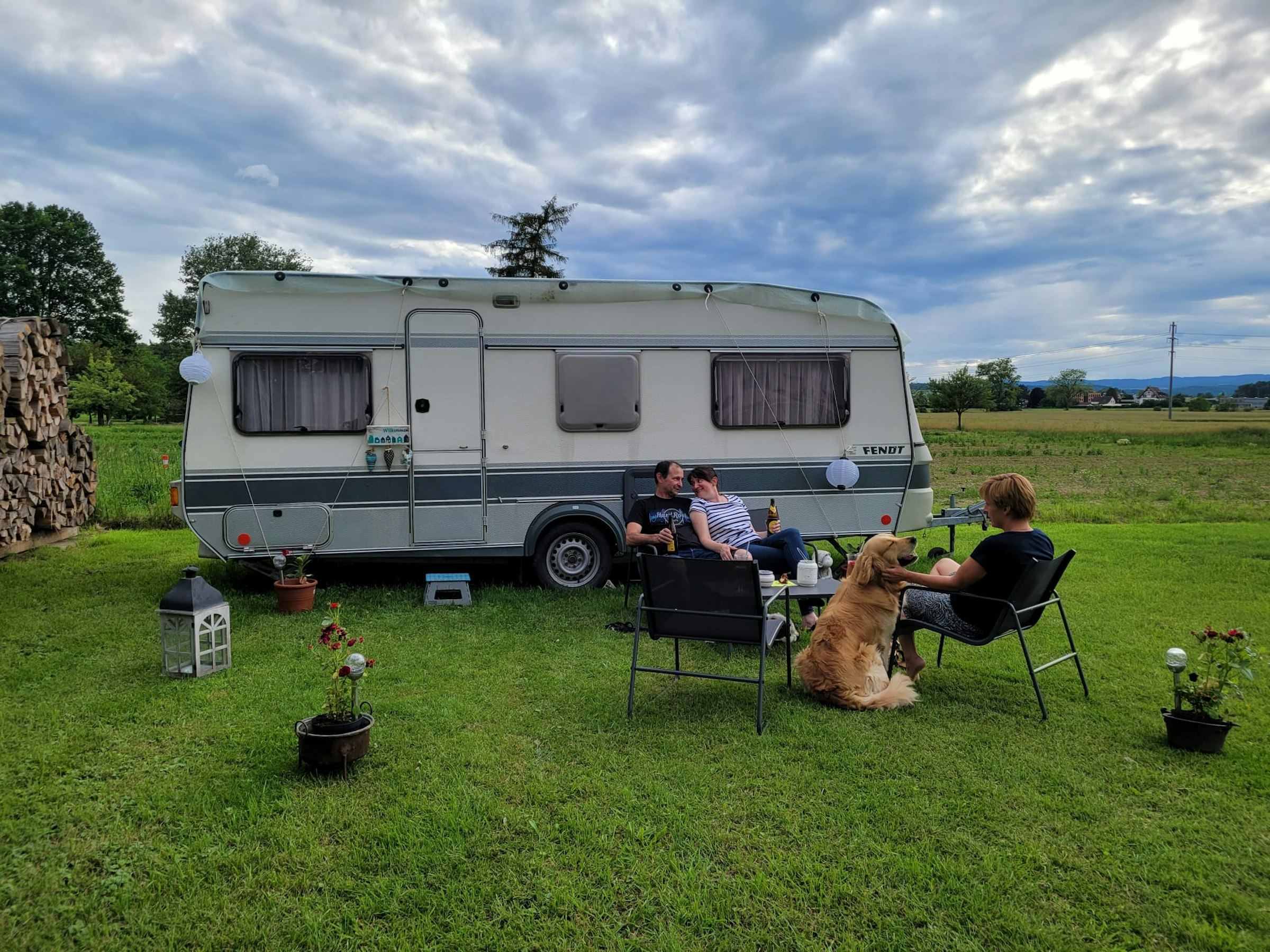 Gemütlicher Wohnwagen