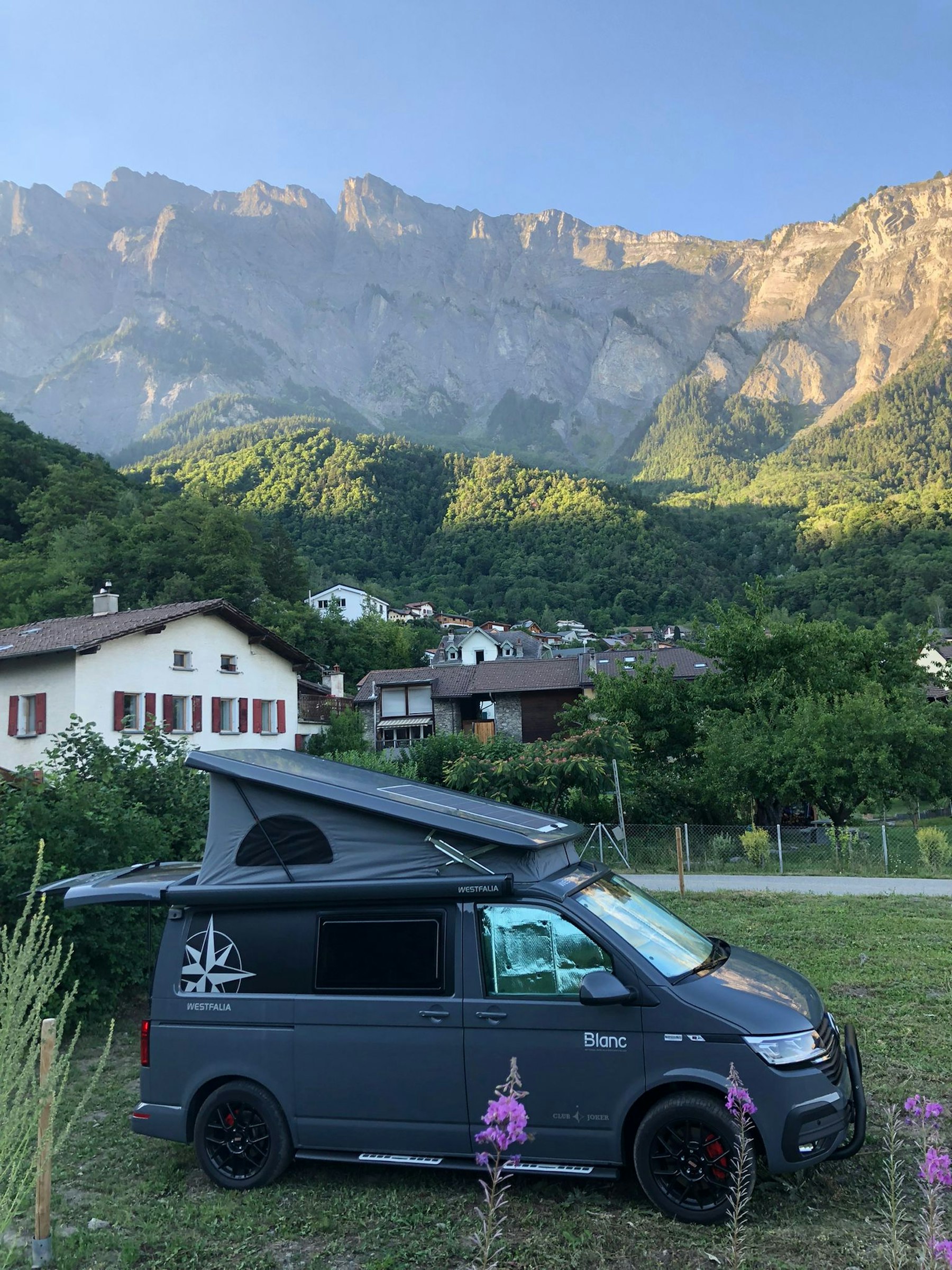 Camp "Grugnay" à Chamoson en Valais