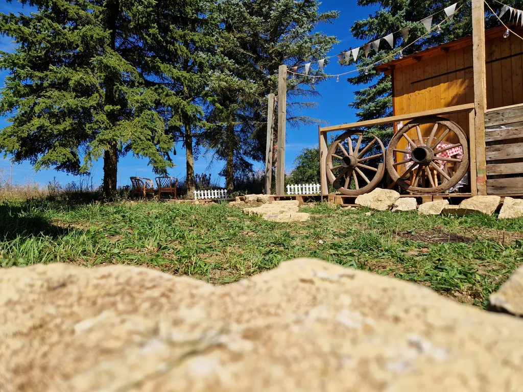Bauwagen auf der Insel der Seelissen