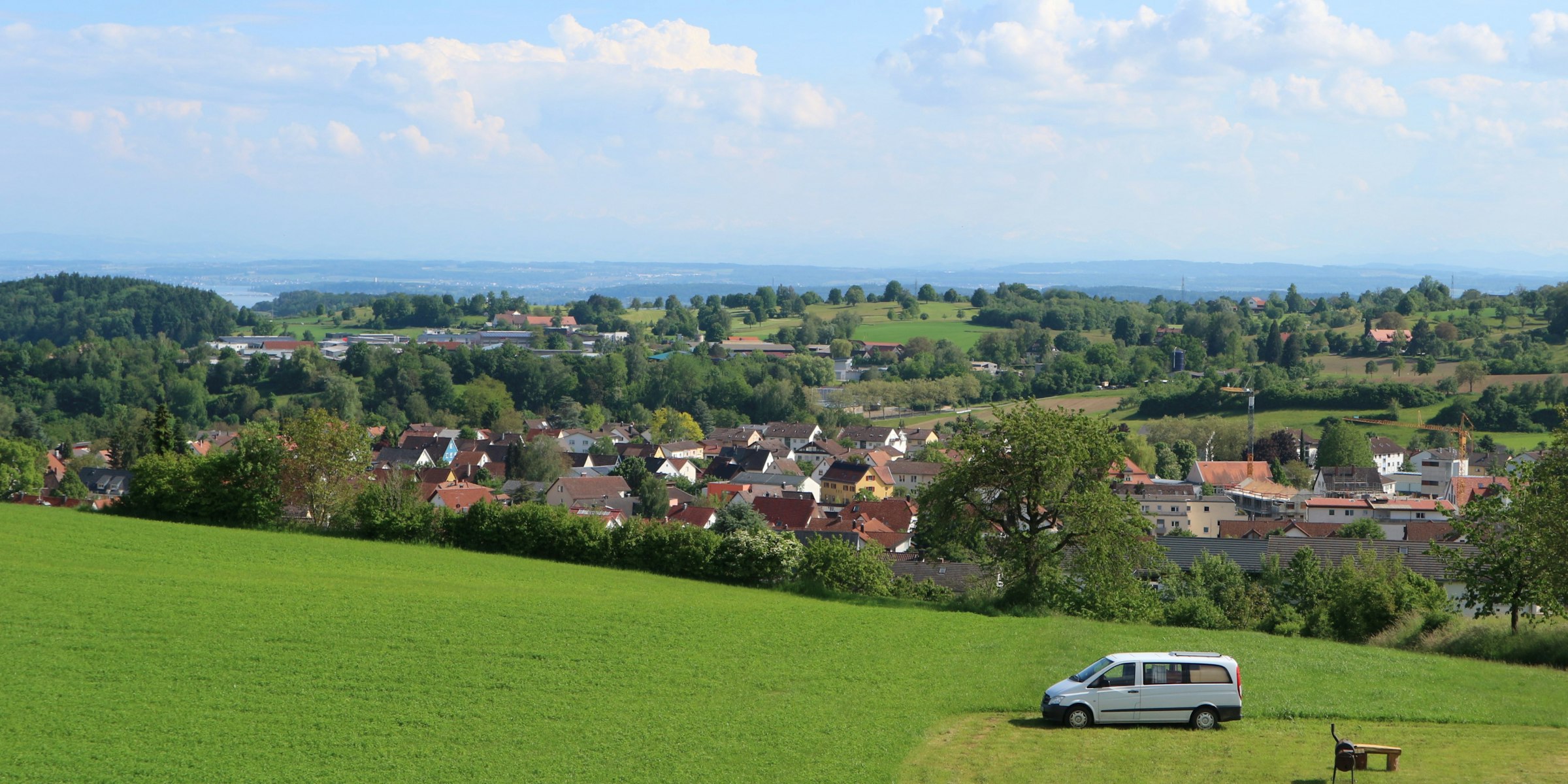 Bodensee Panorama-Alpenblick