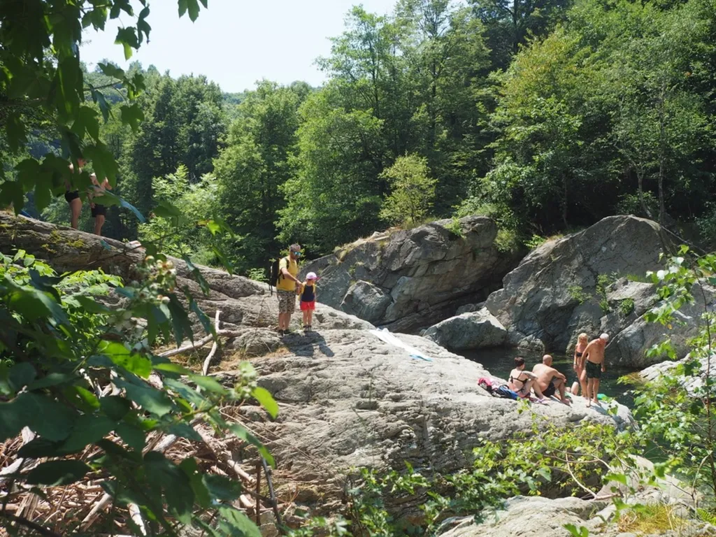 Swimming spot; 'Guia di Garavot' at walking distance