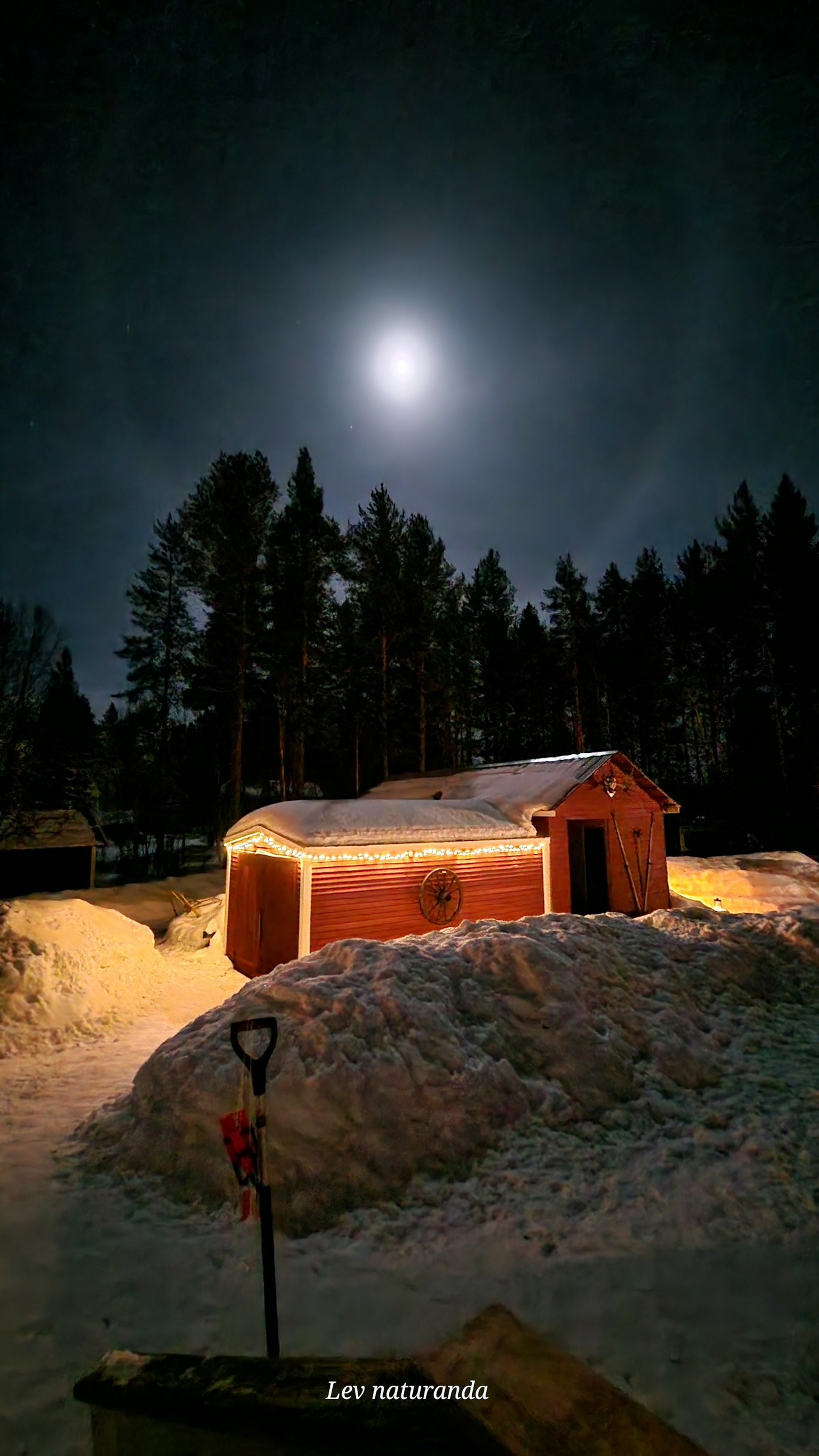 Rustikale Hütte in Schwed. Lappland