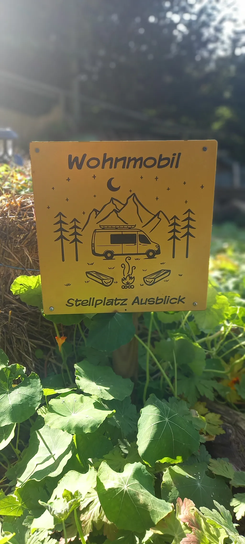 Steffi's Mühle nahe Biggesee, Platz mit Ausblick