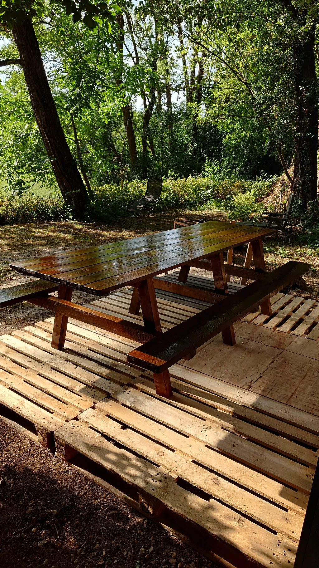 Privater Garten am Wasser (Neckar)