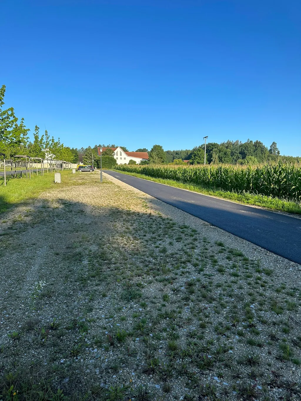 Ruhige Einzellage im Hopfenland