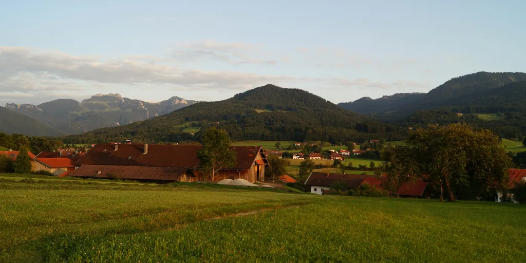 Einfache Scheune beim Chiemsee