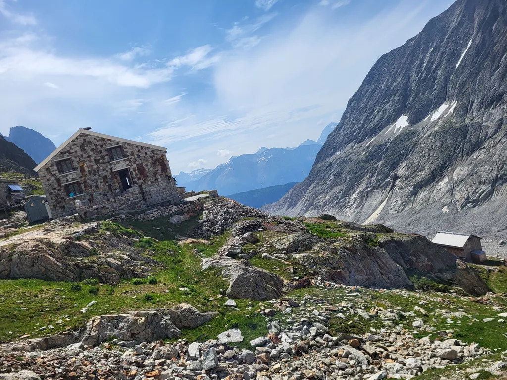 Zelten am Oberaletschgletscher auf 2640m