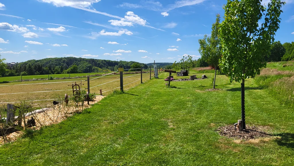 Hier ist auch Platz für einen Wohnwagen.