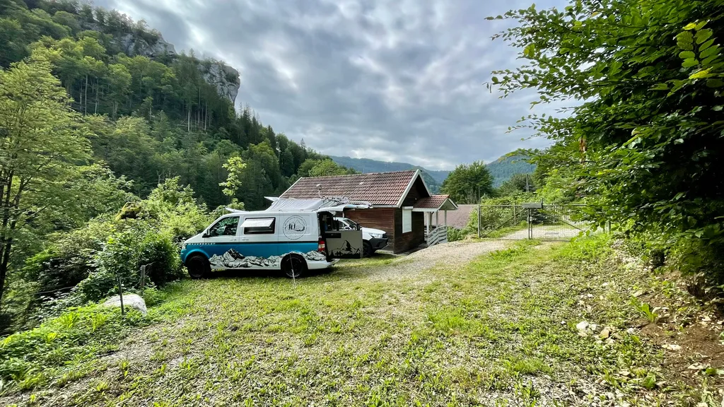 Camp "de luxe" im Goumois (F)