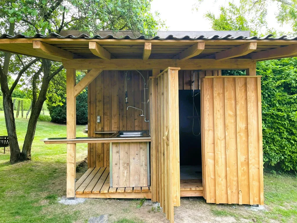 Campen wo die Heidschnucken leben