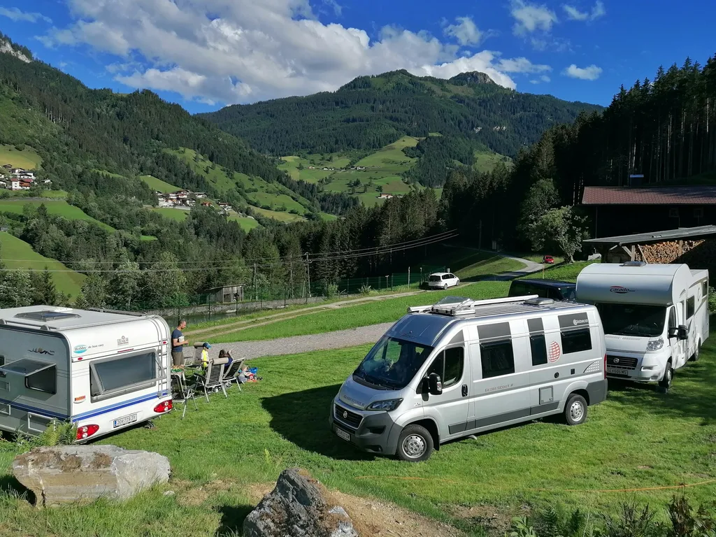 Ruhige Stellplätze in Großarl
