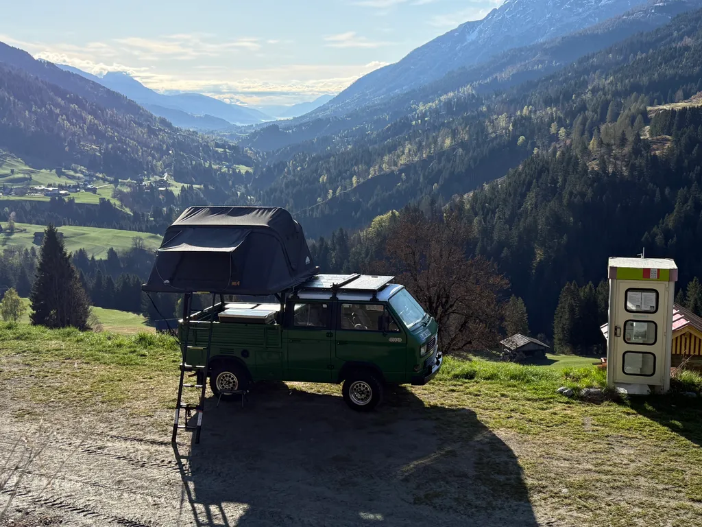 Hepi Lodge Stellplatz mit Weitblick