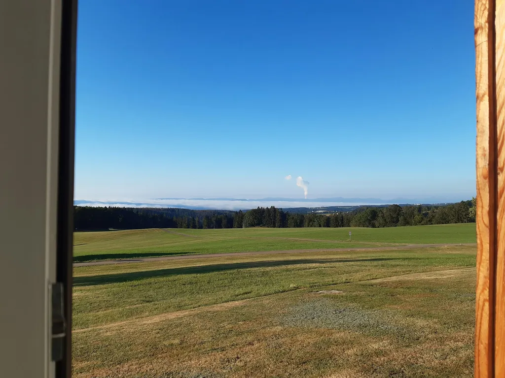 Campen mit Alpenblick