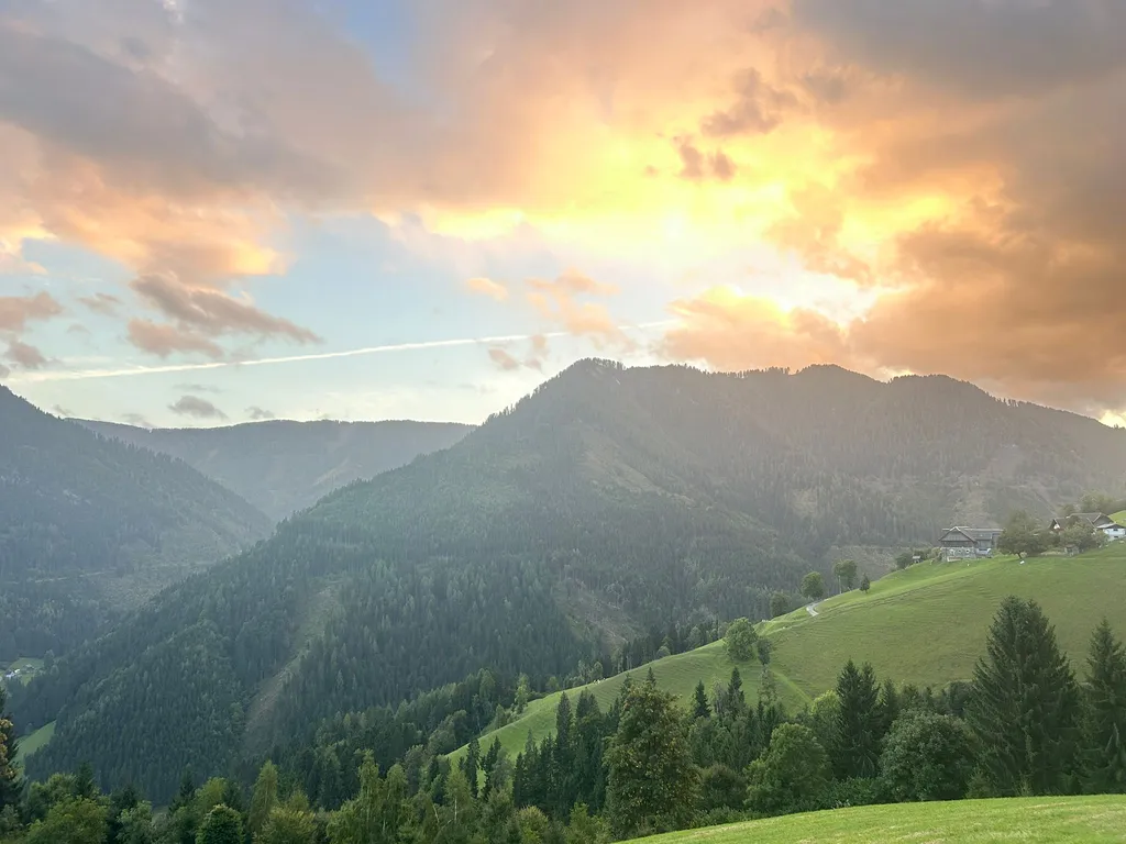 Camp zwischen Wald und Wiese