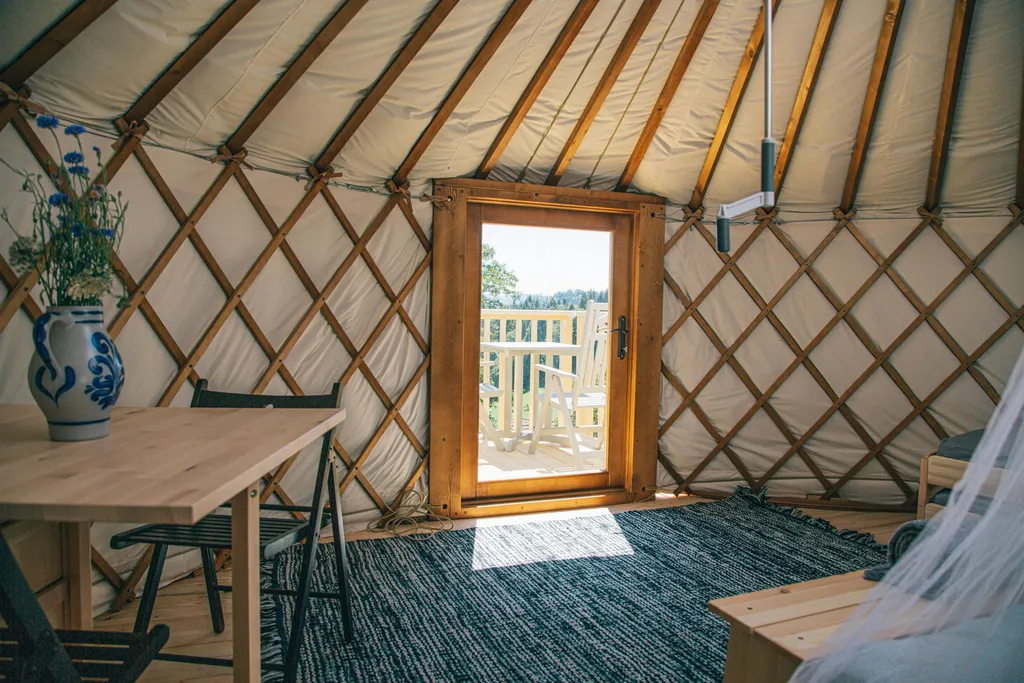 Jurte "Zaunkönig" mit Weitblick
