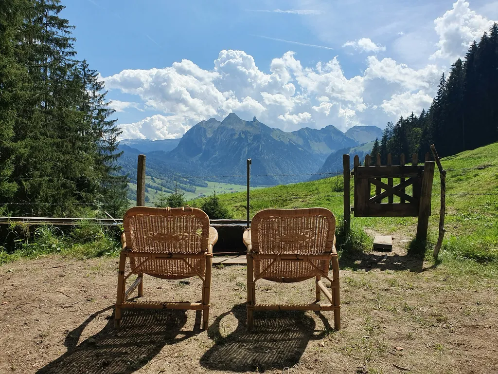 Camping bei der Jagdhütte