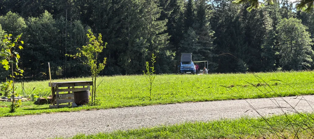 Stellplatz auf der Alm