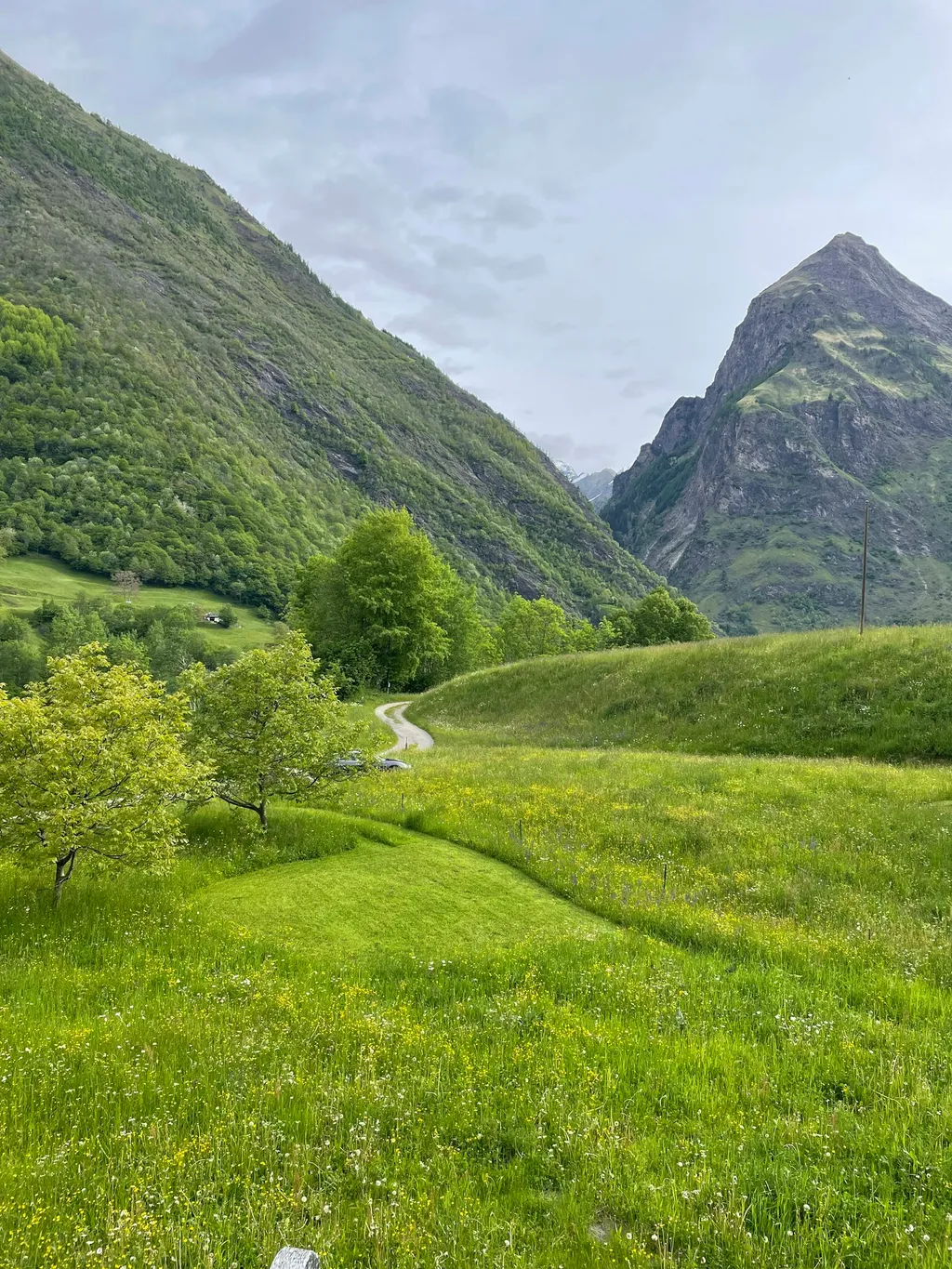 Zelten im Blenio Tal - Olivone
