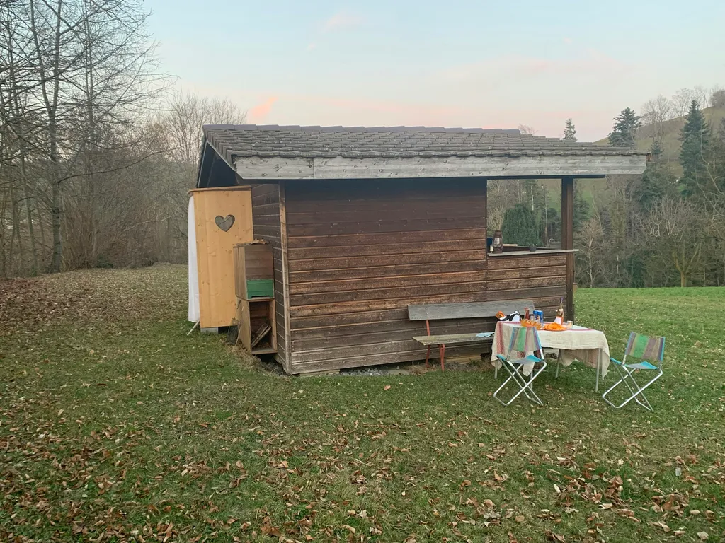Häuschen mit Veranda