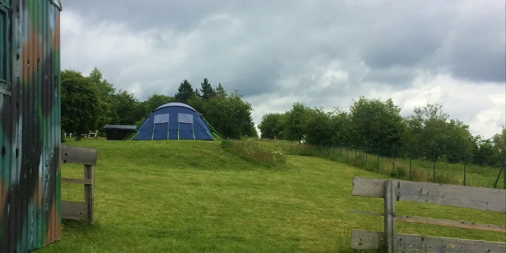 Camping bei der Minigolfanlage