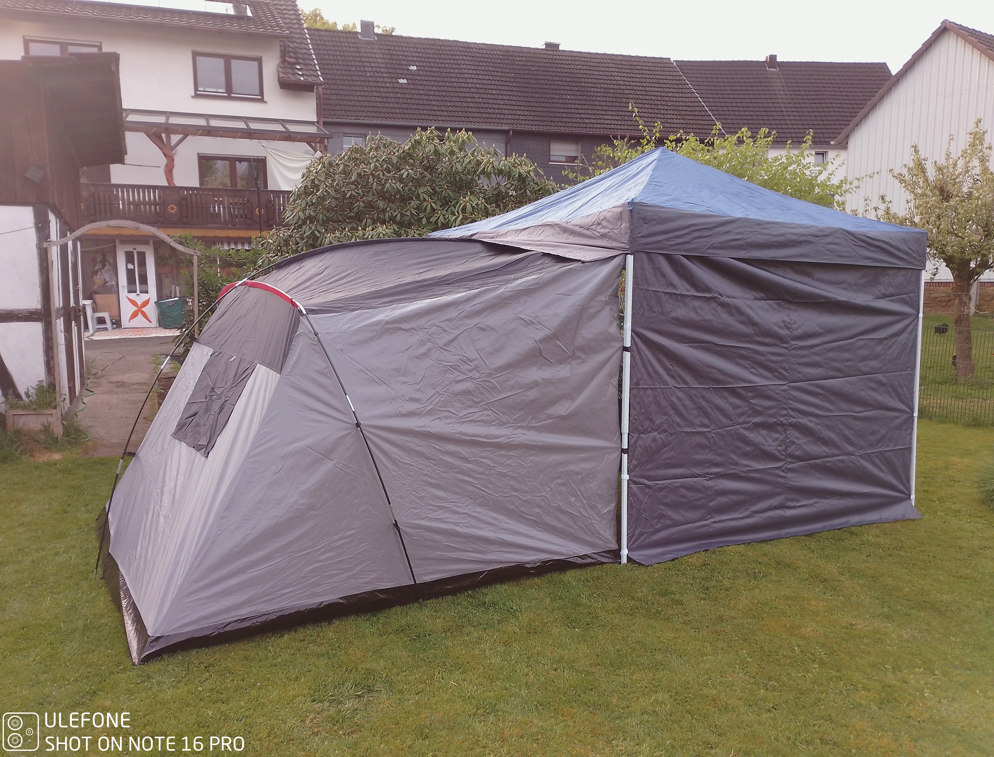 Leihzelt mit Pavillon