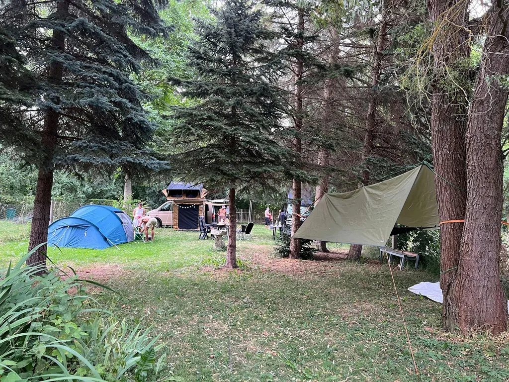 Entspannte Atmosphäre im Grünen