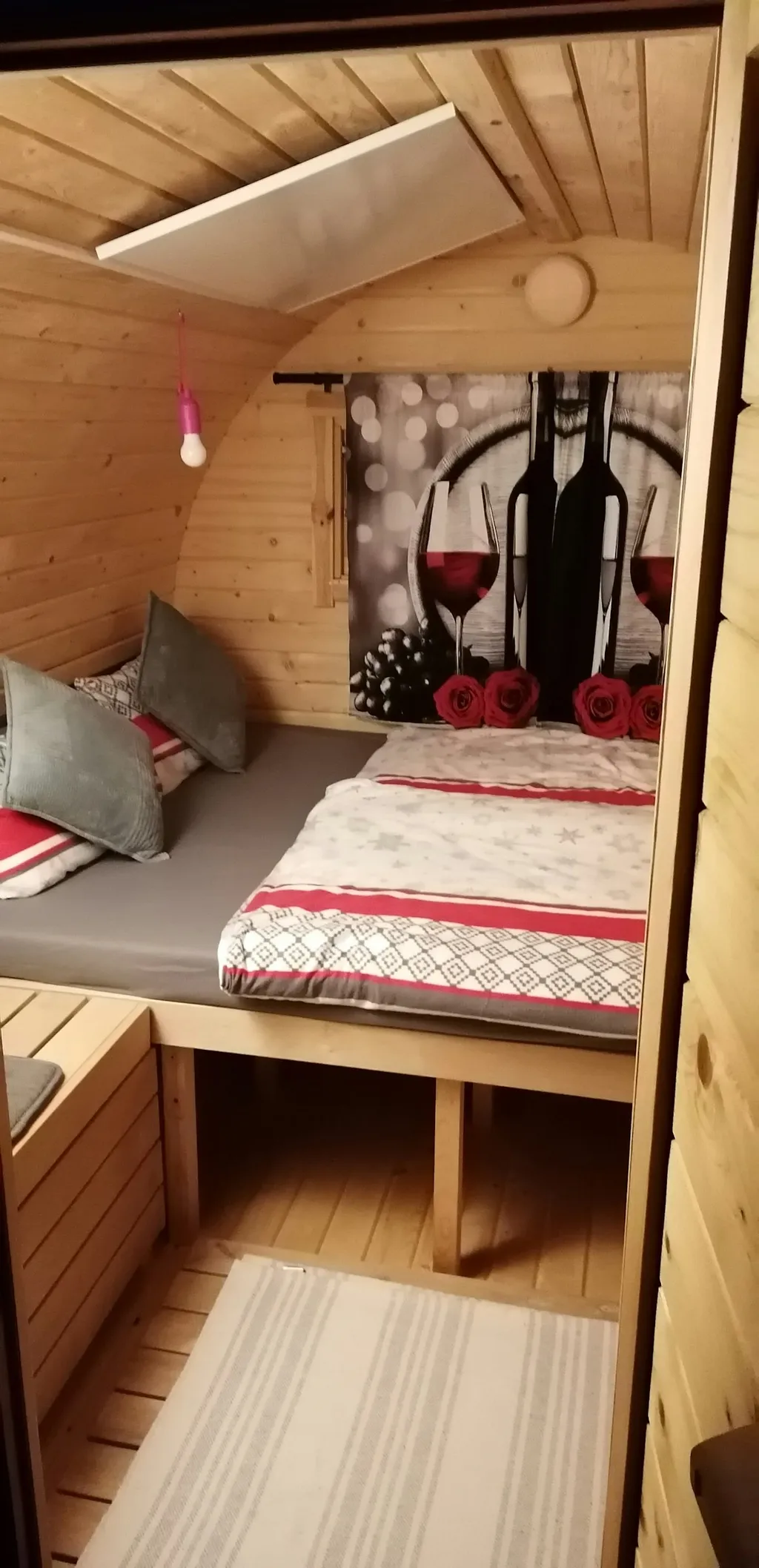 Eine Übernachtung im Kuschelfass