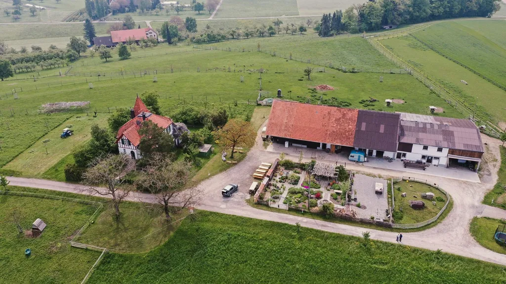 Die Frohburg aus der Luft. Von hieraus hat man einen herrlichen 360 Grad Ausblick
