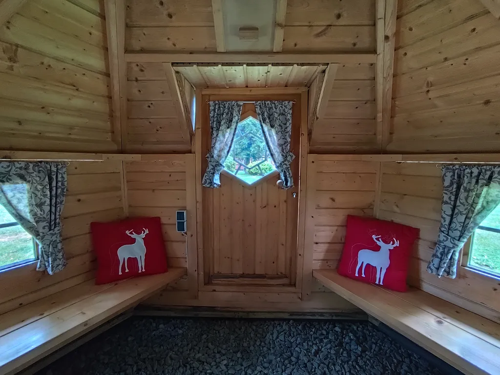 Übernachtung in der Grillkota auf Hof Holtermann