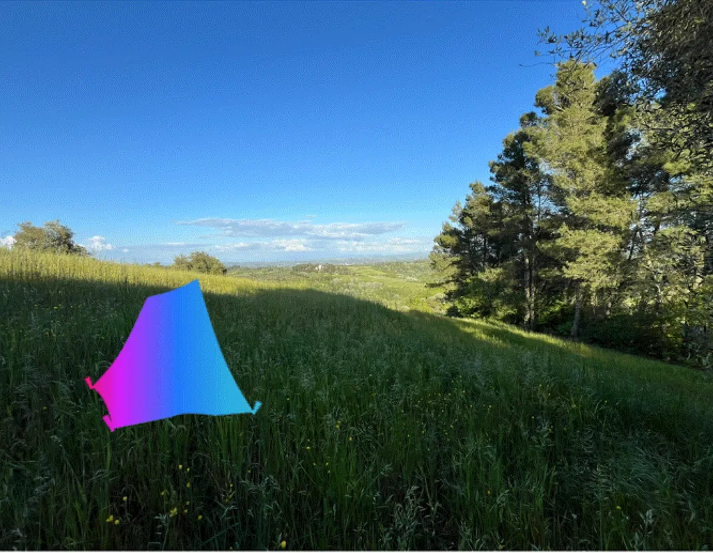Hier könnte dein Van stehen!
(Feld ist am Hang, der Stellplatz aber gerade…)