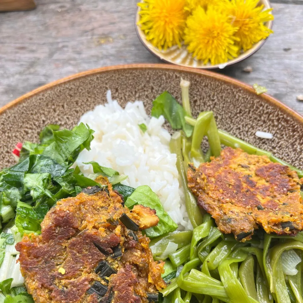 Hausgemachte Bio-Mahlzeit (Mittag- oder Abendessen)