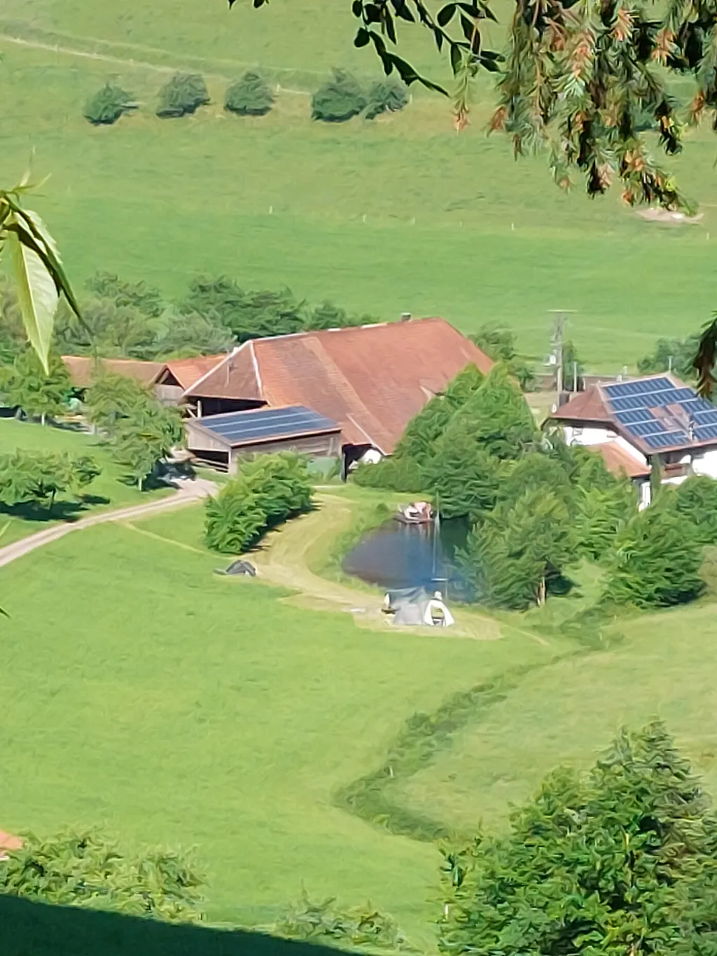 Zelten am Wasser im Schwarzwald
