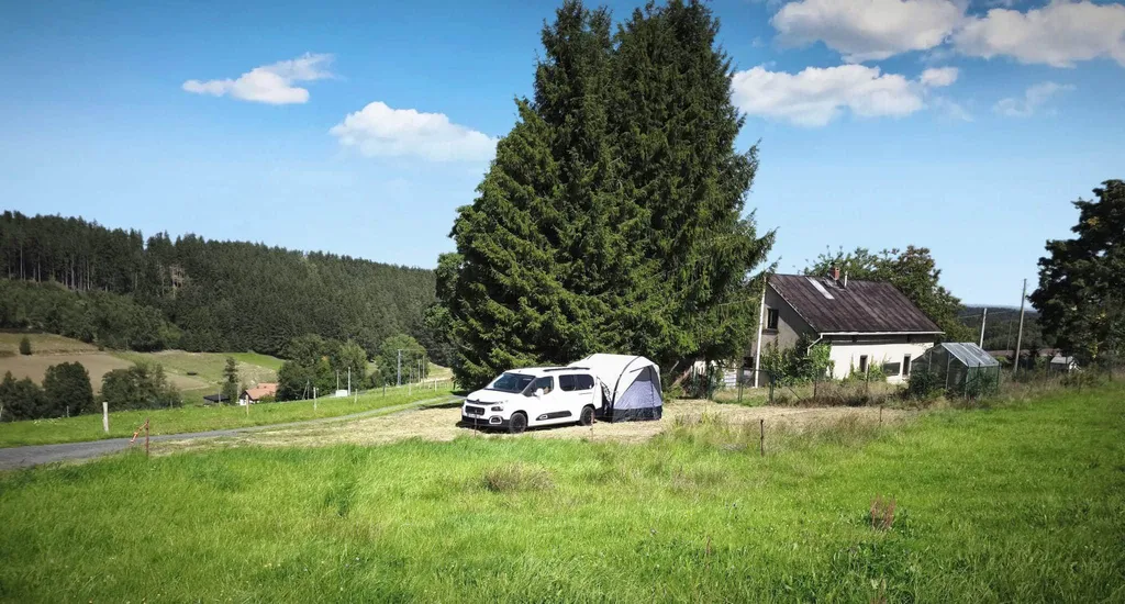 Im Vogtland bei Bad Elster, neben unserem selten genutzten Ferienhaus.