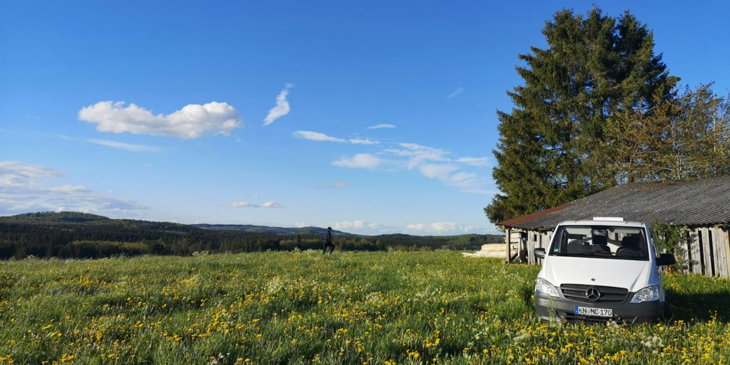 Wiese mit Aussicht und viel Ruhe