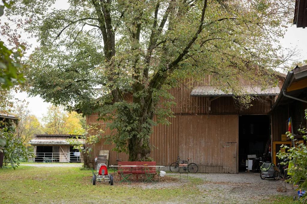 Idyllisches Plätzchen neben Biohof